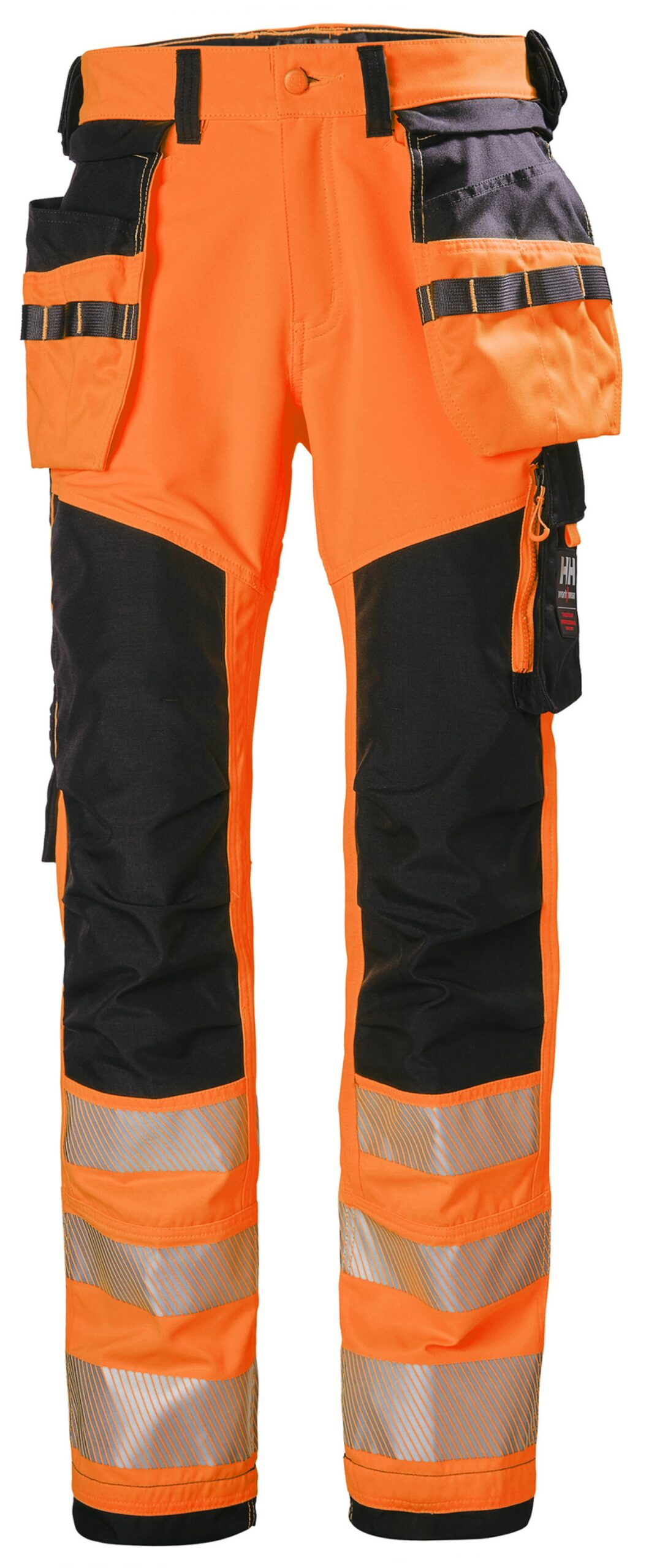Helly Hansen ICU сигнальные брюки HI-VIS класса 2 с карманами для инструментов, оранжевые