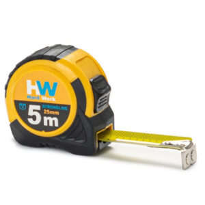 Рулетка Hard Work Strongline с магнитом, 5 м × 25 мм