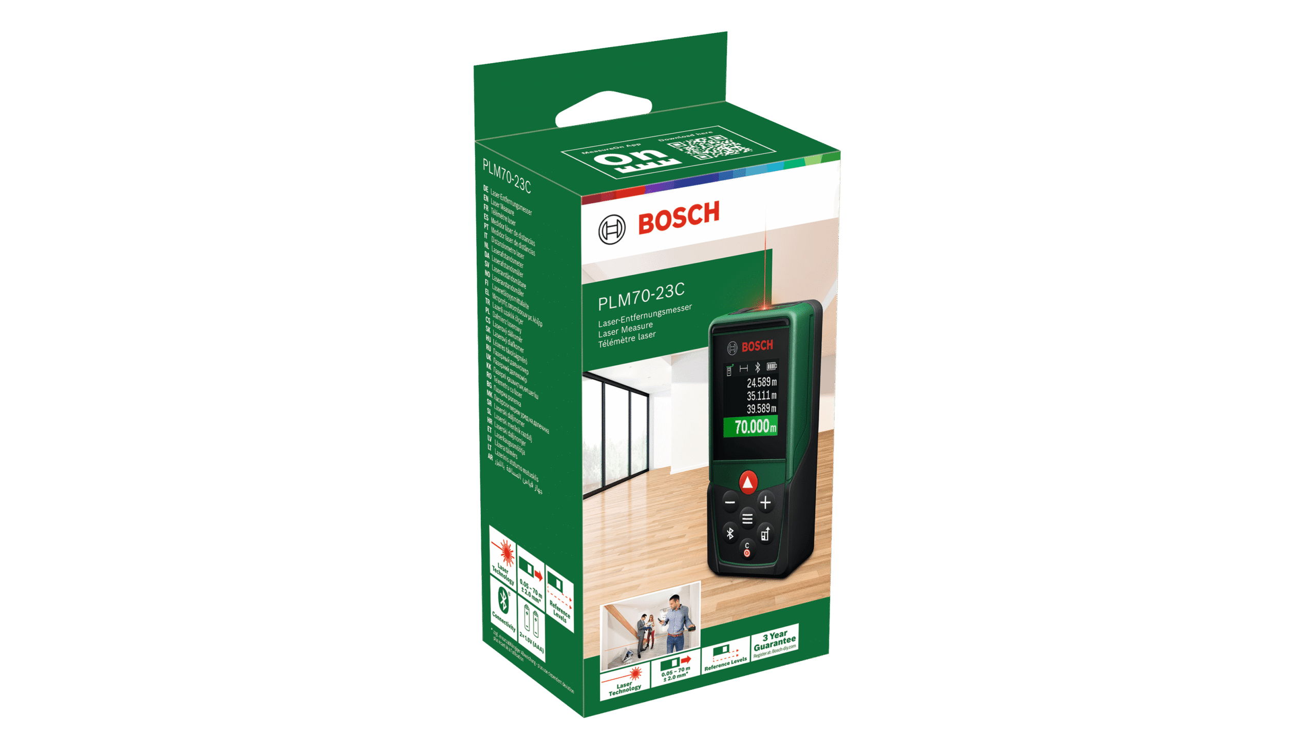 Цифровой дальномер Bosch Green PLM70-23C — изображение 3