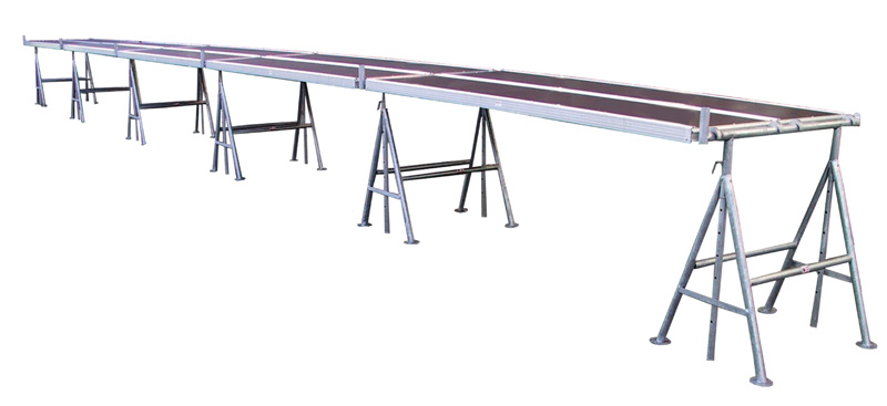 Комплект настенных лесов Jumbo 15,3м х 1,2м, высота 1,1-1,9м