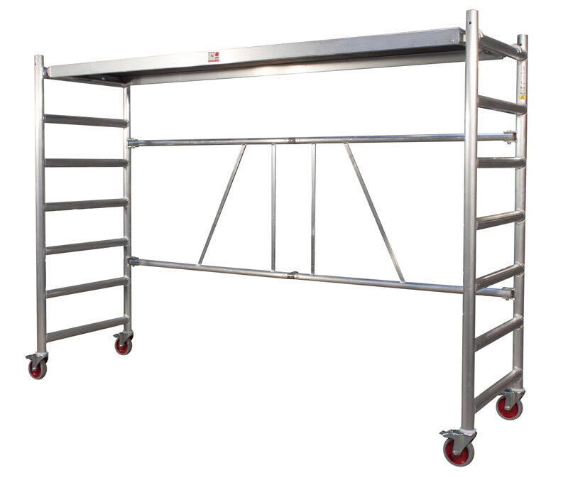 Вешалка для картин Jumbo алюминиевая навесная рама на колесах 250SK 250x74x180 см