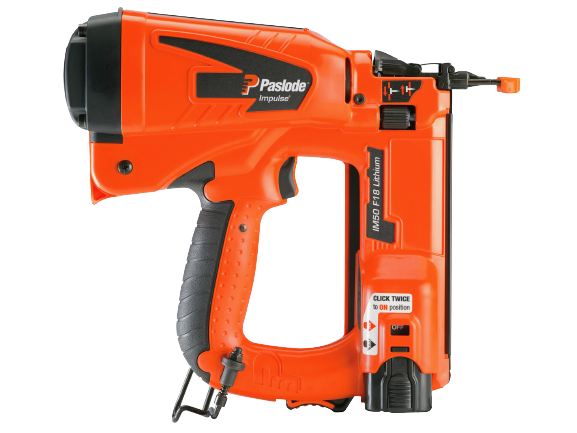 Забивной пистолет Paslode Impulse для рейочных гвоздей IM50F18
