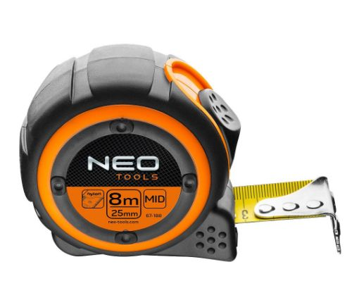 Рулетка НЕО с магнитом 8х25 мм, II класс