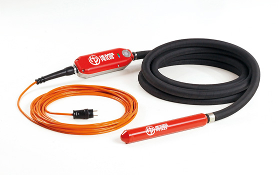 Kõrgsagedus betoonivibraator Hervisa Perles T-Runner plus 38 мм 7 м светодиодный индикатор
