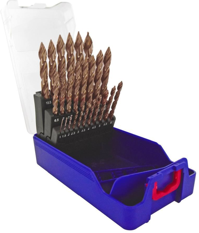 Tivoli HSS Smart Point Ti2CN Fusio 25 набор неполных сверл Ø1-13 мм