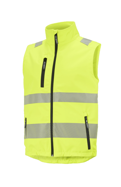 Gesto vest softshell kollane, kl 2