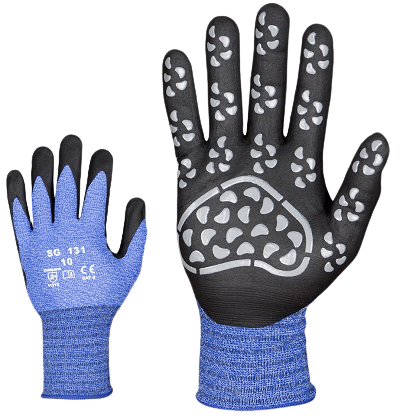 Elastsed nailon/spandex töökindad