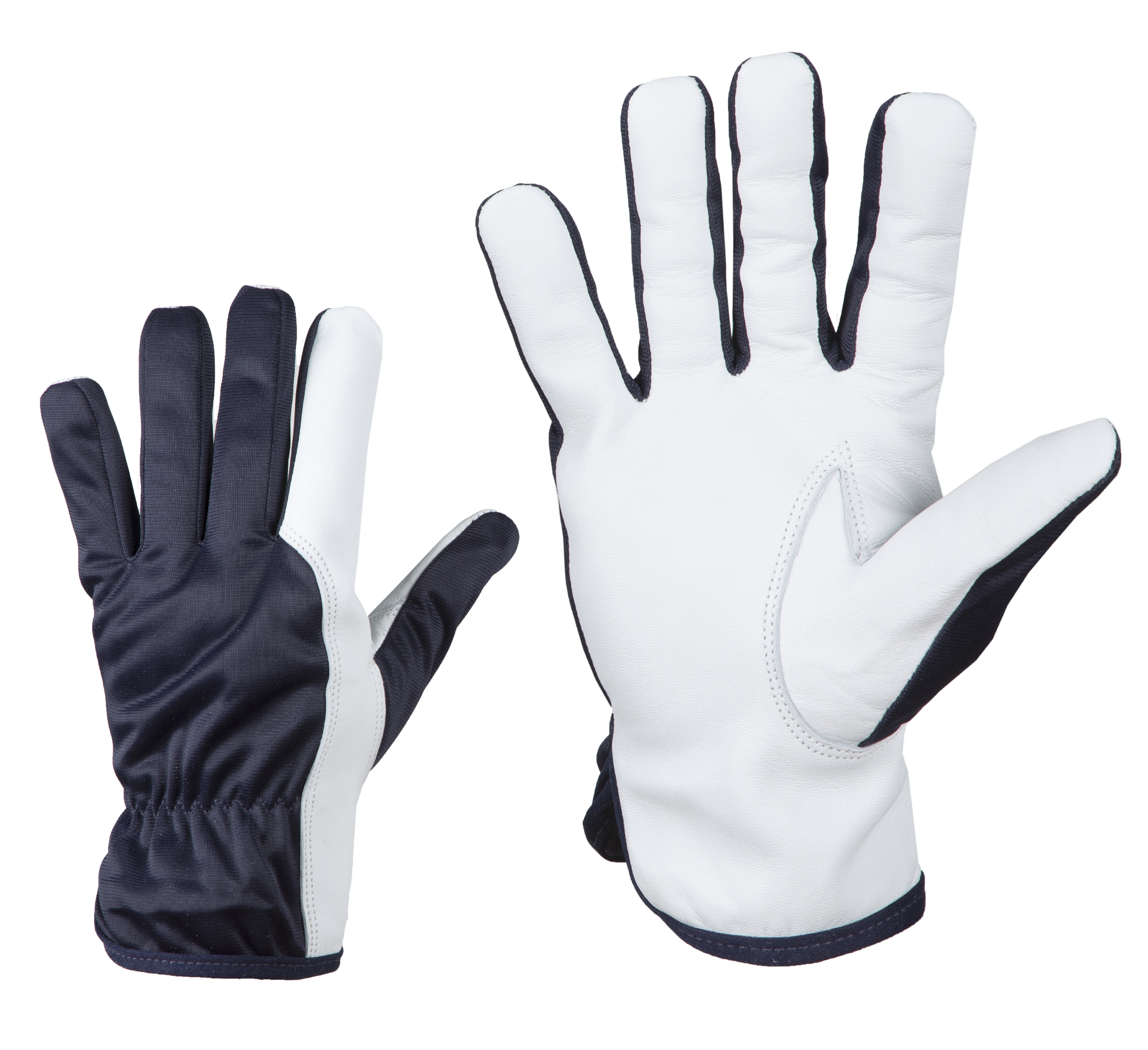 Рабочие перчатки из козьей кожи с нейлоновым покрытием и ладонью