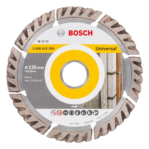 Bosch teemantlõikeketas kivile ja betoonile 125 x 22.23 mm 1 tk