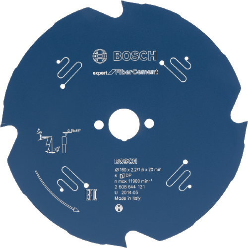 Bosch saeketas ´Fiber Cement´ Ø 160 x 20 x 2,2/1,6 mm, Z4