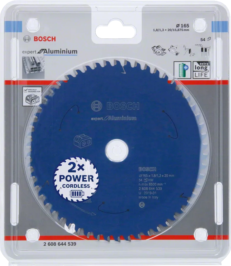 Bosch saeketas Expert для алюминиевого хаммаста 165x20x1,8/1,3 54