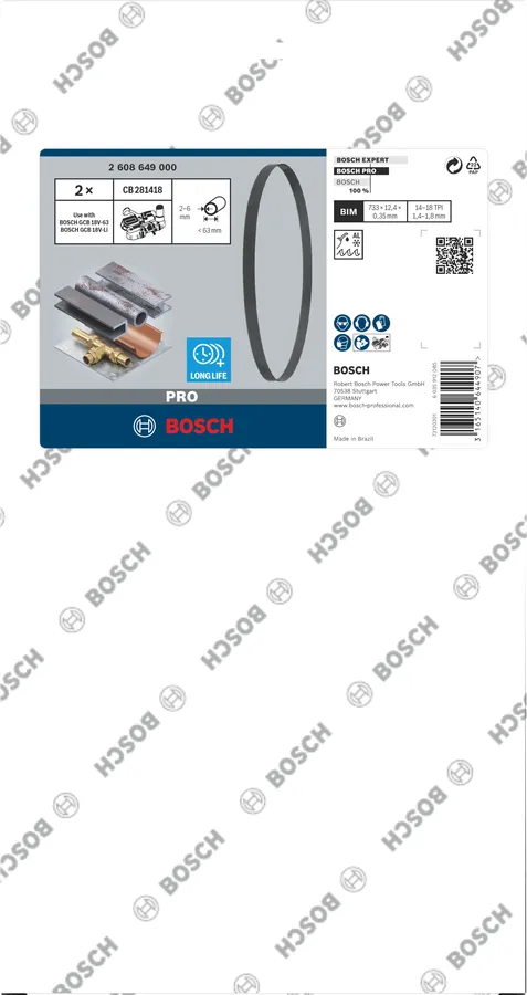 Объектив Bosch GCB 18 V-Li PRO CB281418 (2шт/пак)