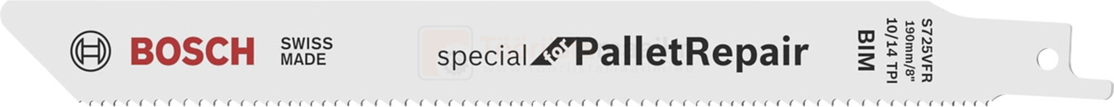 Bosch tiigersaetera lammutustöödeks puit+metall S725VFR 125 mm (1tk)