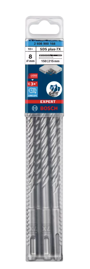 Bosch SDS plus-7X LongLife пуур 8х150х215мм (10-ст 1тк)