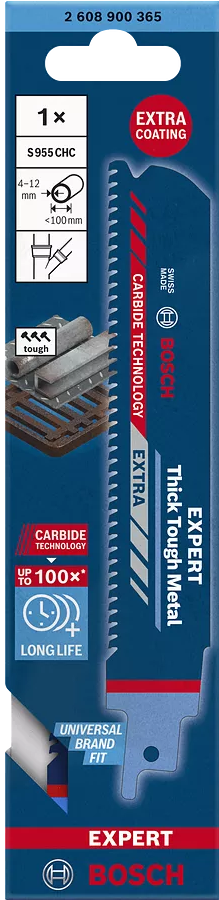 Полотно торцовочной пилы Bosch S955CHC по железу и чугуну 100 мм 1шт.