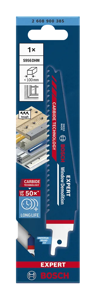 Bosch Tiger Saeter S956DHM Демонтаж окна 150 мм 1шт.