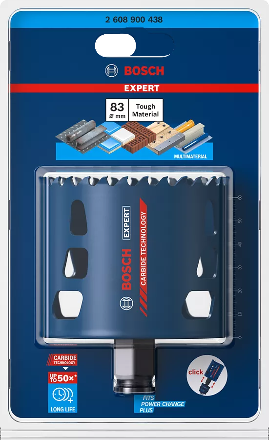 Bosch Expert Tough Material LongLife augusaagl 83x60 мм