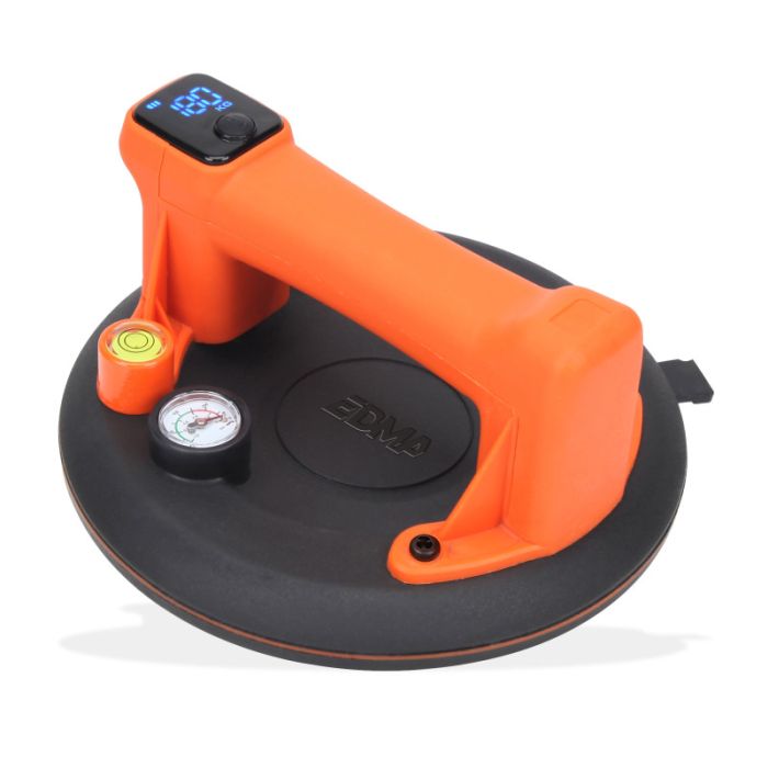 Аккумуляторный рычаг Edma с цифровым дисплеем, манометром и уровнем, грузоподъемность 160 кг, диаметр 205 мм