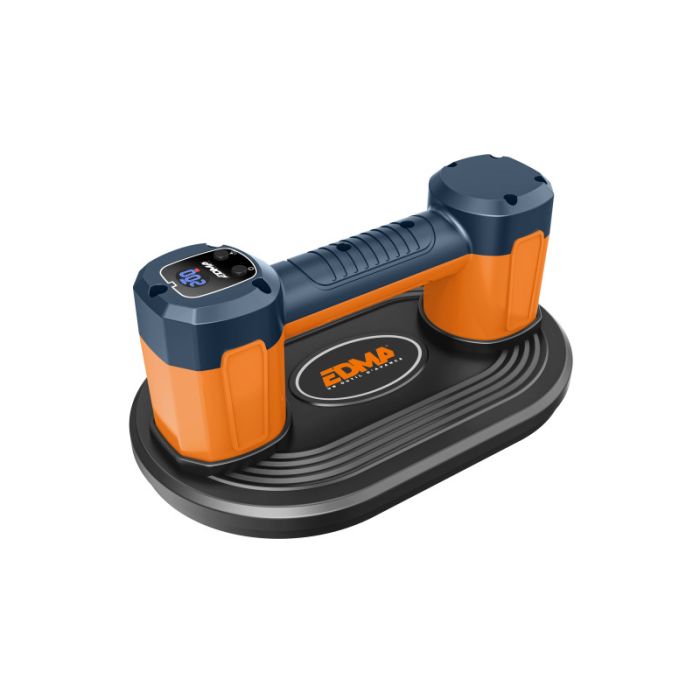 Электрическая присоска EDMA, грузоподъемность 160 кг, аккумуляторная батарея, цифровой манометр, USB-C, 205 мм