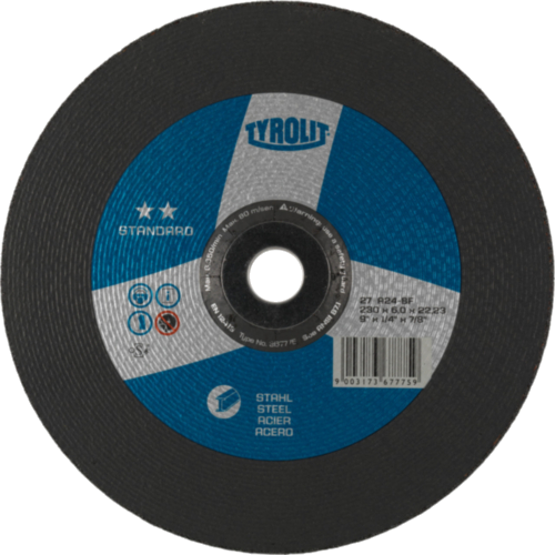 Tyrolit ketas 125 x 6,0 x 22,2 A24 BF STEEL