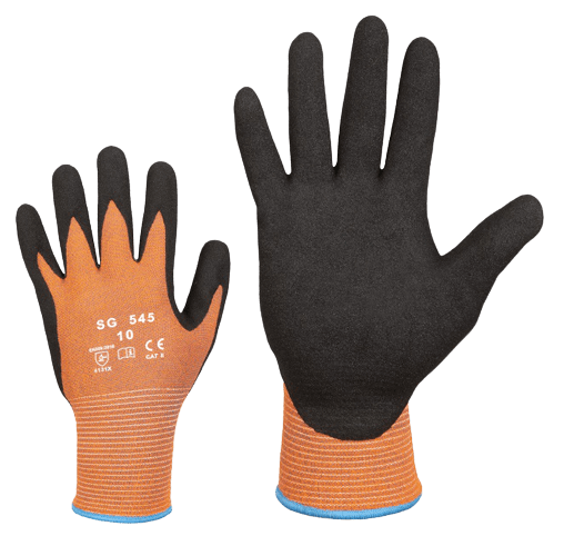 Elastsed õhukese fliisvoodriga kindad üldehitustöödeks