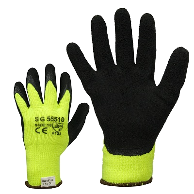 Kõrgnähtavad talvekindad üldehitustöödeks