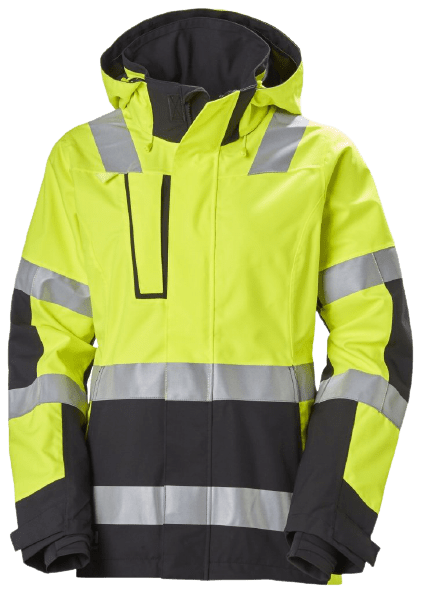 Helly Hansen LUNA W HI-VIS naiste shell jope kl 2, kollane