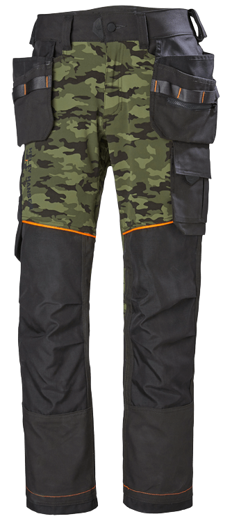 Helly Hansen Chelsea Evolution Construction püksid ripptaskutega, camo