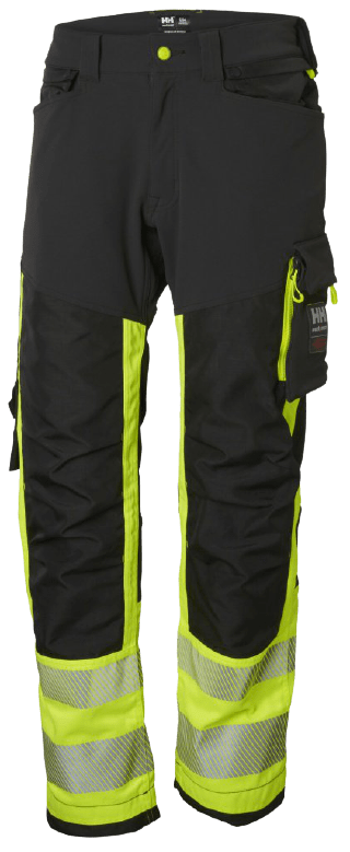 Helly Hansen ICU ripptaskutega püksid HI VIS CL1 kollane