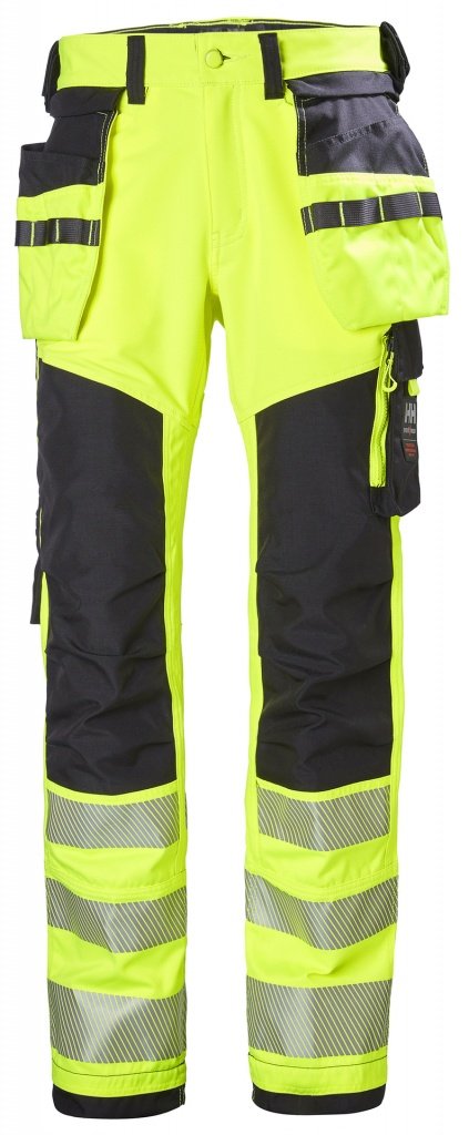 Helly Hansen ICU eemaldatavate ripptaskutega püksid CL2 HI VIS