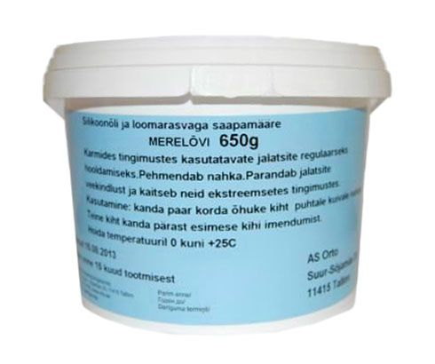 Смазка для обуви Sea Lion, устойчивая к атмосферным воздействиям, 650 г/ведро.