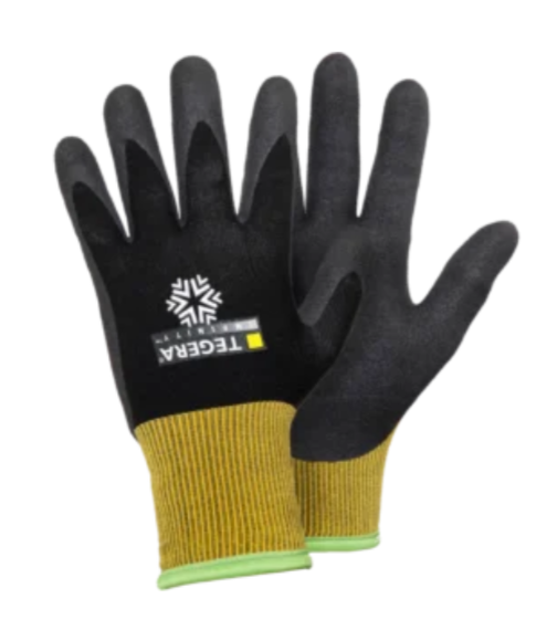 Прочные зимние рабочие перчатки TEGERA на закрытой подкладке.