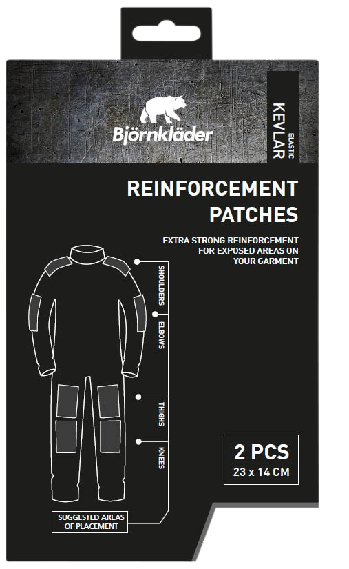 Björnkläder põlvekaitsmed, kuumpressitavad