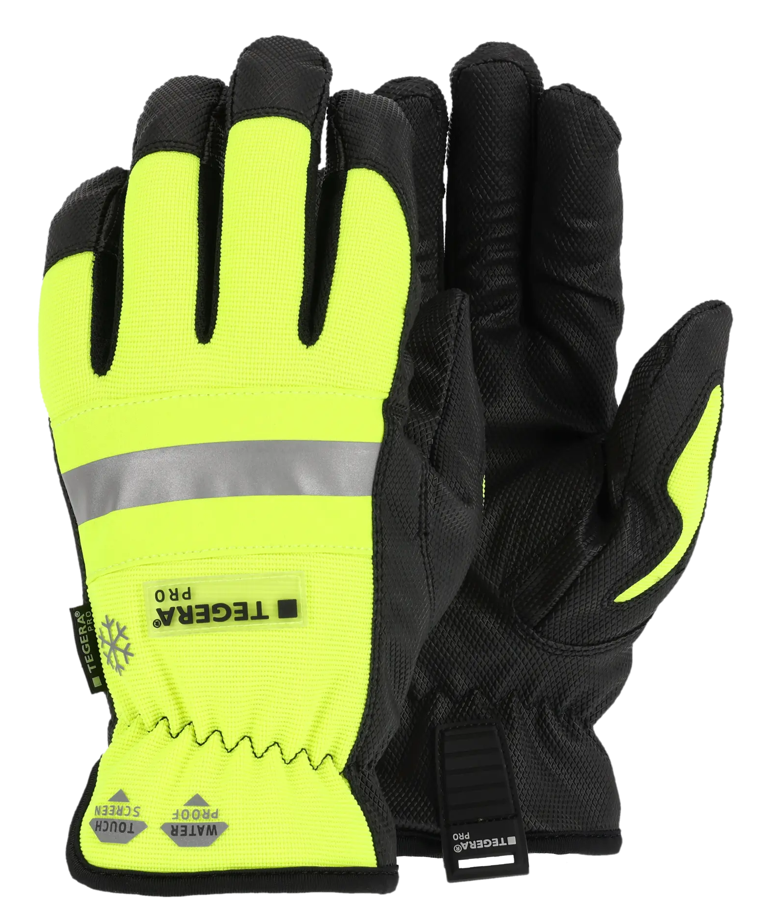 TEGERA PRO 9129 водонепроницаемые зимние рабочие перчатки из искусственной кожи