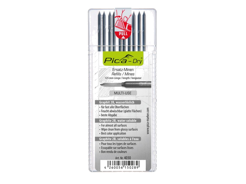 PICA-Dry pliiatsisüdamik, grafiit (10tk/pakk)