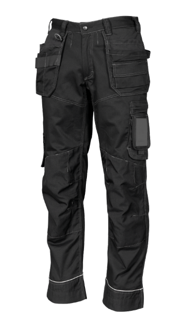 Gesto ripptaskutega stretšpüksid, mustad