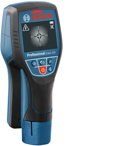 Seinaskänner Bosch D-tect 120 + 1x2.0Ah [3601K81300]