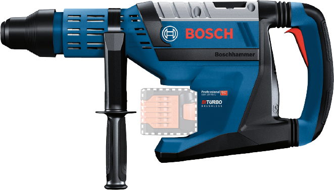 Akupuurvasar Bosch BiTurbo GBH 18V-45 C SOLO [0611913000]