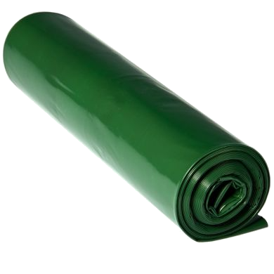 Prügikotid LD,140cm, roheline/must, 250L, 60mic (5tk/rull)