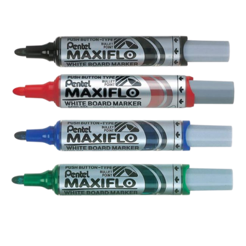 Pentel valgetahvli marker Maxiflo must 6,0mm