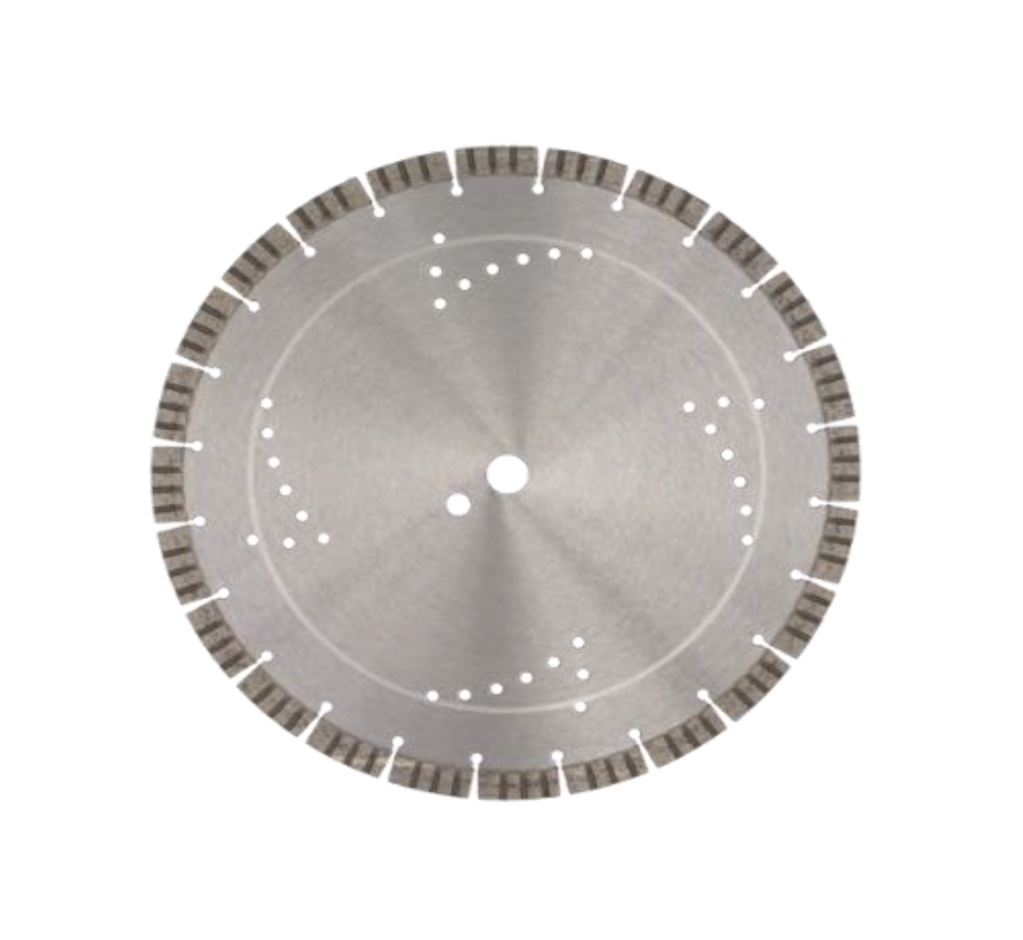 Алмазный отрезной диск LEO, В25 по бетону 350х25,4, 24 турбосегмента 3,6х15 мм
