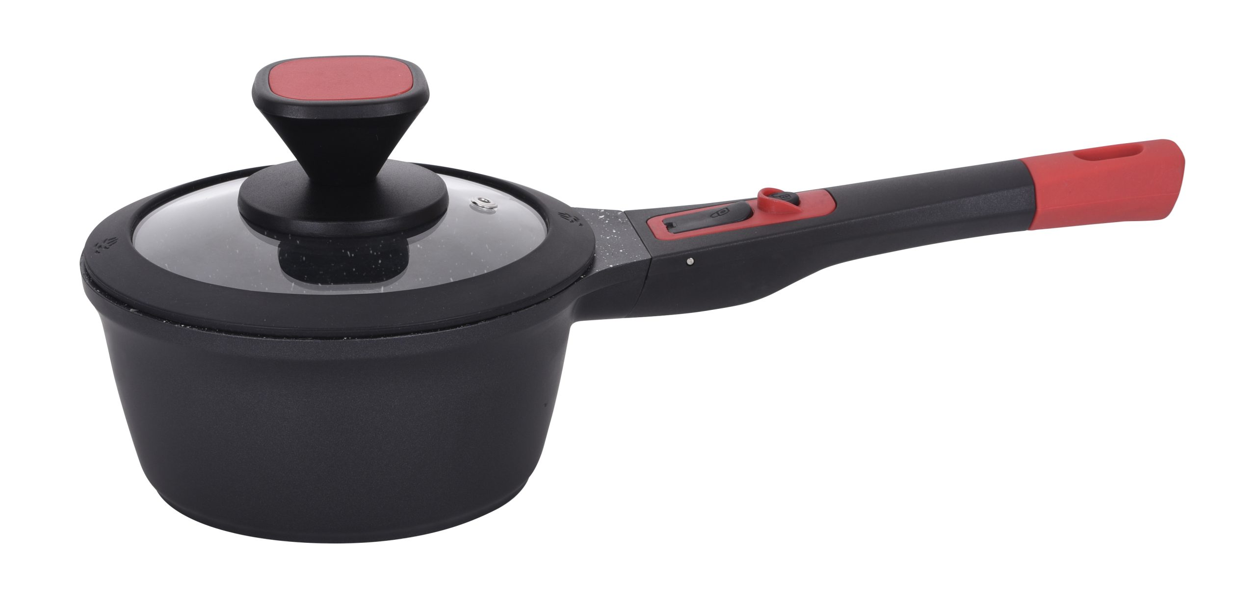 Кастрюля Chef & Cook со съемной ручкой и крышкой 18 см MQ (Рождественская)