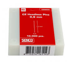 Гвоздь финишный Senco 0,6мм x 12мм прозрачный 0° (в коробке 10 000 шт.)