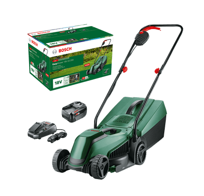 Аккумуляторная газонокосилка Bosch Green EasyMower 18V-32-200 m² 4,0 Ач аккумулятор + зарядное устройство