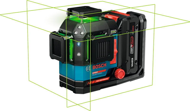 Bosch ristjoonlaser EXPERT EXLL18V-120-33CG L-Boxx соло