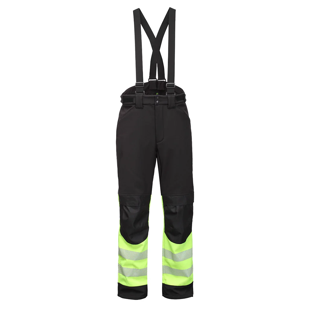 Брюки зимние AtlantaHIVIS на подтяжках желтый/черный 1 класс