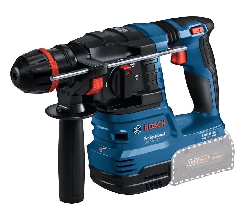 3 в 1 подрунига акупурвасар Bosch GBH 18V-22 X SOLO [0611924102]