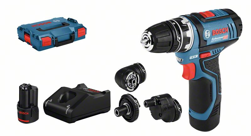 Акукрувикеэрая Bosch GSR 12V-15 FC, 4xGFA [3601JF6000]