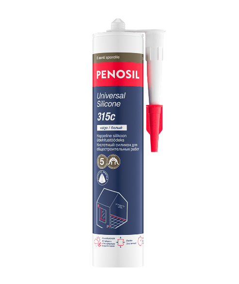 PENOSIL Universal Silicone 315 многоцелевой кислотный силикон, прозрачный 280 мл
