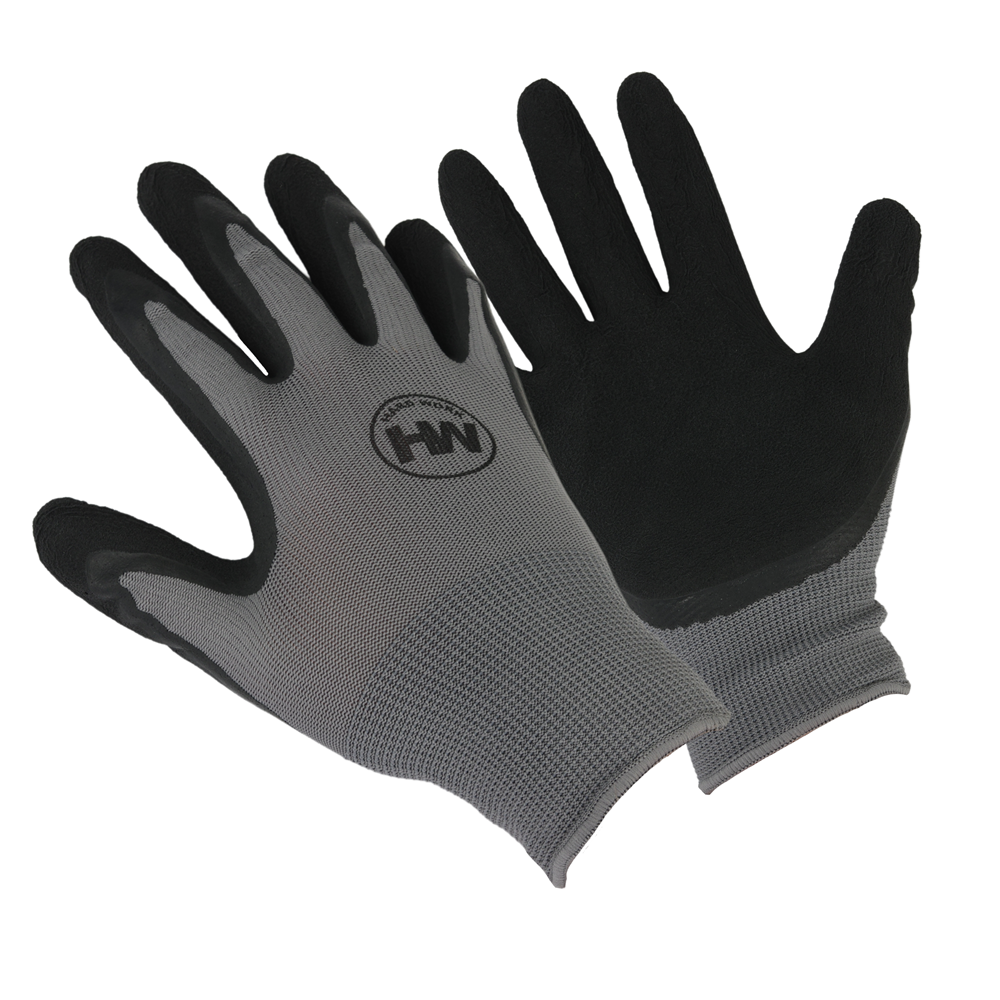 Перчатки Hard Work Jack тонкие из полиэстера с полиуретановым покрытием на ладони, серые